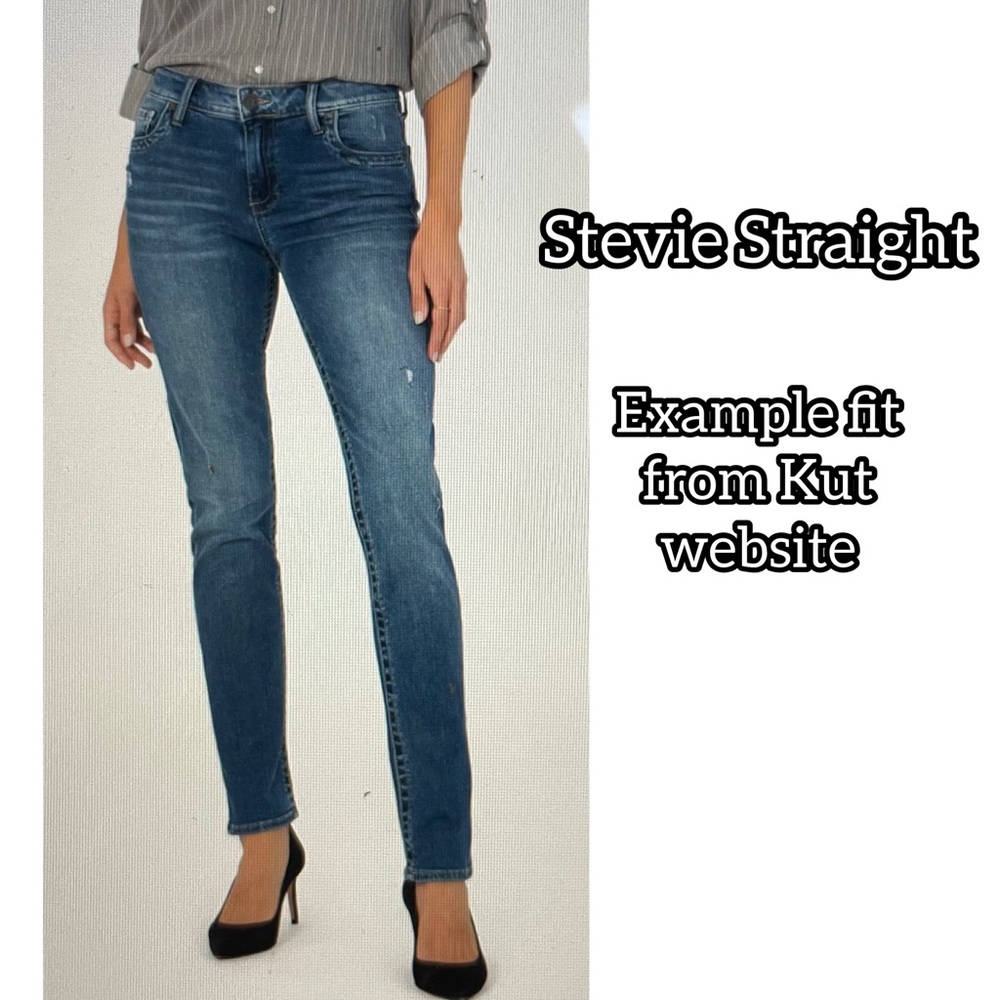 Kut from the Kloth Stevie ankle Straight Sz 8